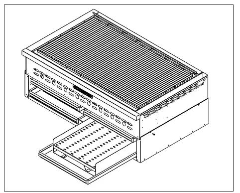 Bakers Pride CH-6 Dante Series Gas Charbroilers-fig-2