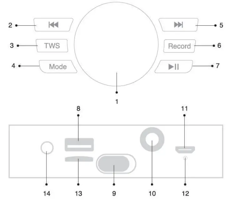 fingers Knockout Rugged Portable Speaker