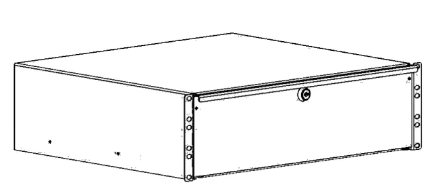1922-3-100-02 Rackmount Drawers