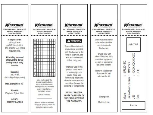 KSTRONG UFL201701 Energy Absorbing Lanyards - fig 11