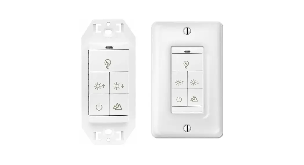 Earthtronics Wp1025 5 Key Battery Powered Wall Switch Instructions Earthtronics Wp1025 5 Key Battery Powered Wall Switch Instructions