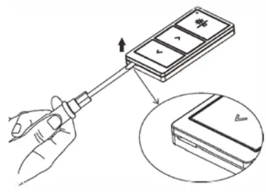 EarthTronics WP1025 5 Key Battery Powered Wall Switch - cover