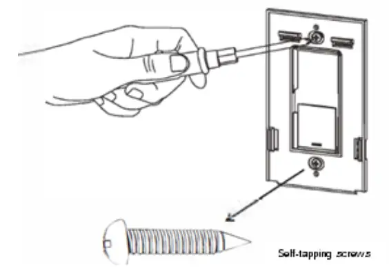 EarthTronics WP1025 5 Key Battery Powered Wall Switch - self-tapping