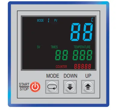 ADKINS Studio Auto Clam 406 Heat Press - temperature