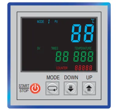 ADKINS Studio Auto Clam 406 Heat Press - time