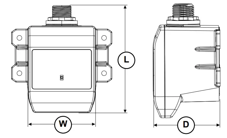 GENERAC G0074090 120 240 VAC Single Split Phase Surge Protector - Wire Range