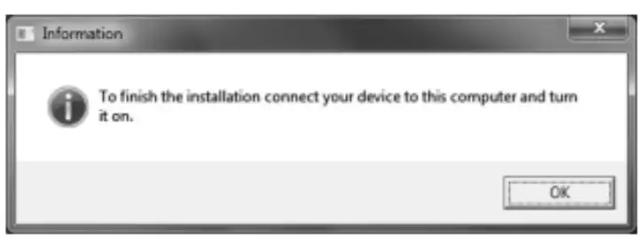 Installation under Windows Vista or Windows 7/8