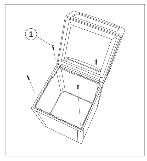 ALPINE 471 40 SIL 2PK All Weather Steel Outdoor Commercial Outdoor Trash - Box3