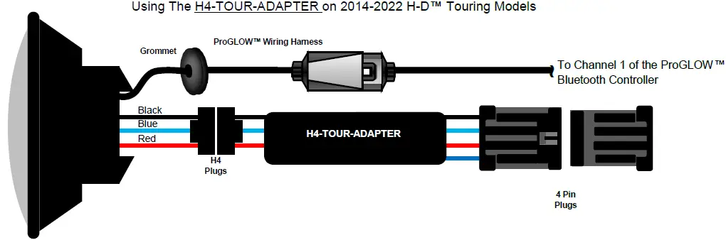 Custom Dynamics PG-7-14-B ProGlow 7 LED Headlight 04