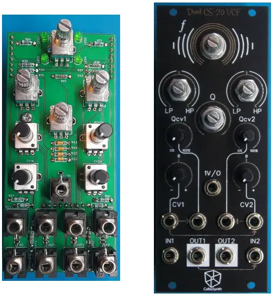 CubuSynth Dual CS-20 VCF Dual or Stereo Multimode VCF fig 21