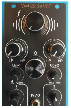 CubuSynth Dual CS-20 VCF Dual or Stereo Multimode VCF fig 24