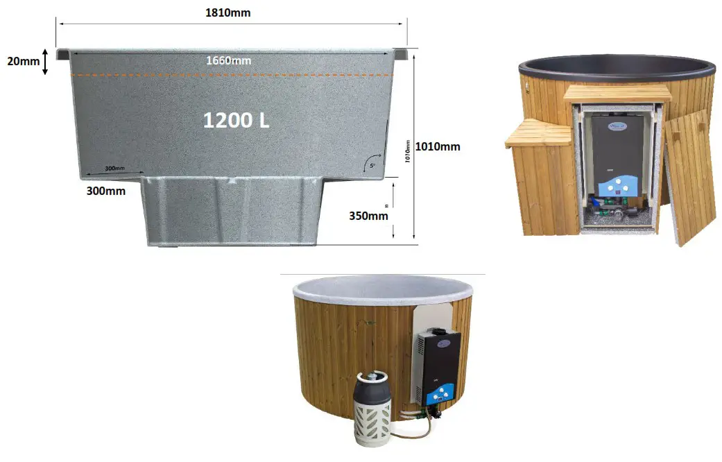 SpaDealers City Arctic 24KW Gas Heater - Cover