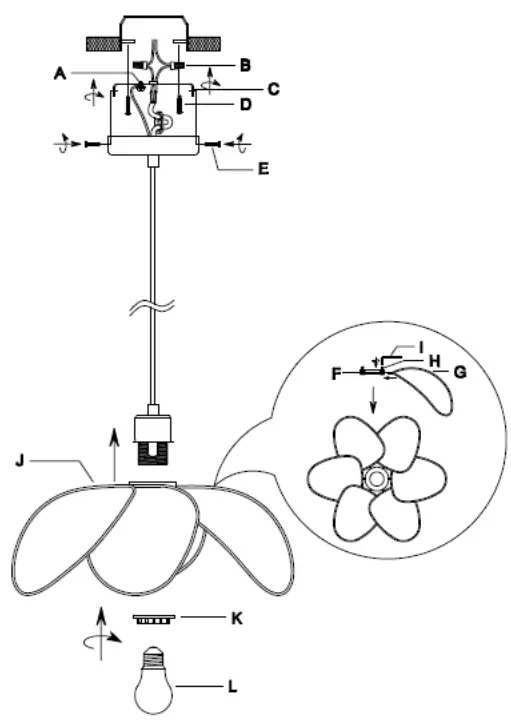 River OF GOODS 21041 Vargas 19 in. Black Metal Pendant Light