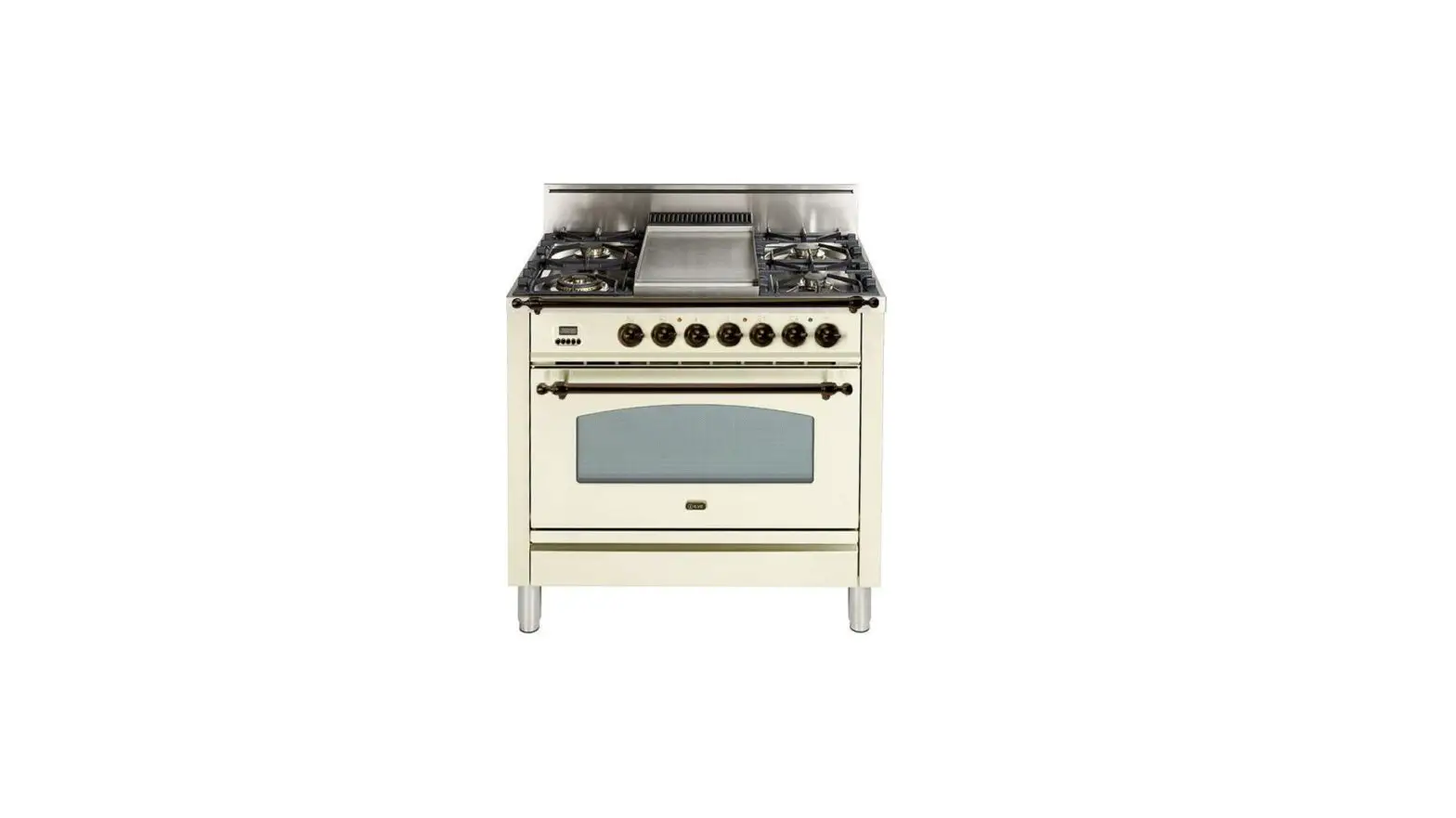 Ilve Upn90fdvggaylp 36 Inch Freestanding Gas Range User Manual