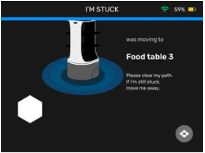 BEARROBOTICS Servi Plus Ultimate Hospitality Food Service Delivery Robot - Screen 1