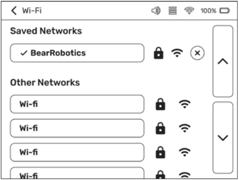 BEARROBOTICS Servi Plus Ultimate Hospitality Food Service Delivery Robot - Settings 19
