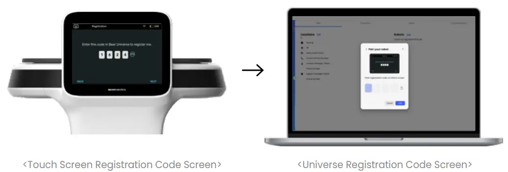 BEARROBOTICS Servi Plus Ultimate Hospitality Food Service Delivery Robot - touch screen