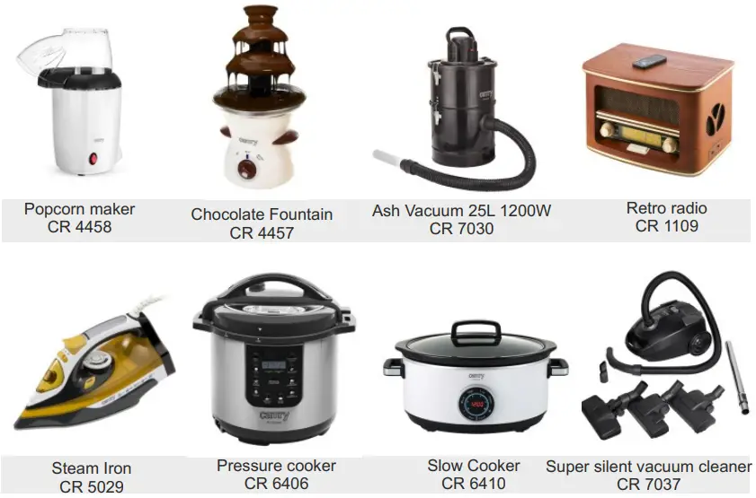 camry CR 7721 Glass Convector Heater - fig 3