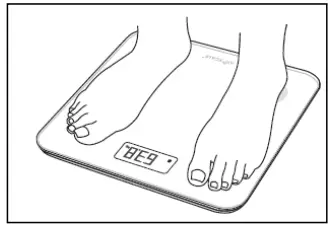 Livoo DOM428 Bathroom Scale - Get on the scale