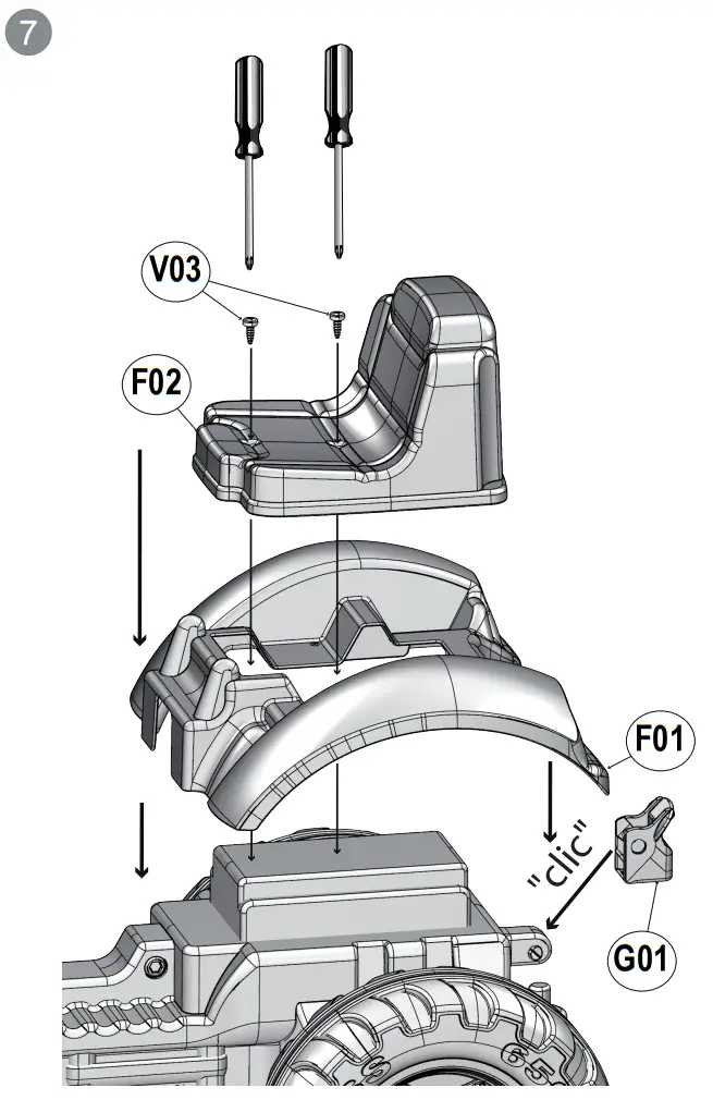 2052L Tractor Falk with Trailer - Figer8