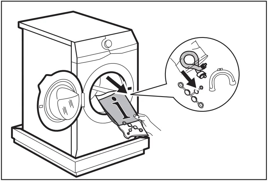 AEG LR76CUC16 Washing Machine - Open the door