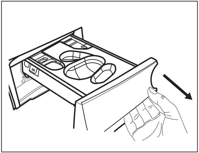 AEG LR76CUC16 Washing Machine - detergent dispenser