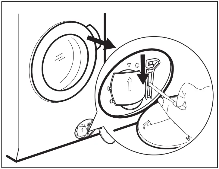 AEG LR76CUC16 Washing Machine - downward
