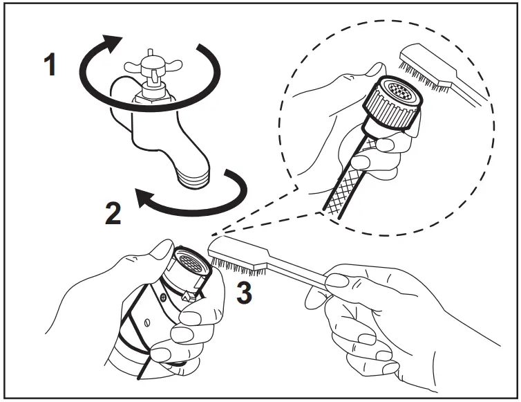 AEG LR76CUC16 Washing Machine - inlet hose 1
