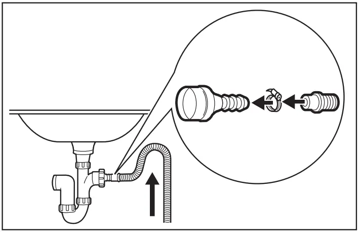 AEG LR76CUC16 Washing Machine - plastic hose 1