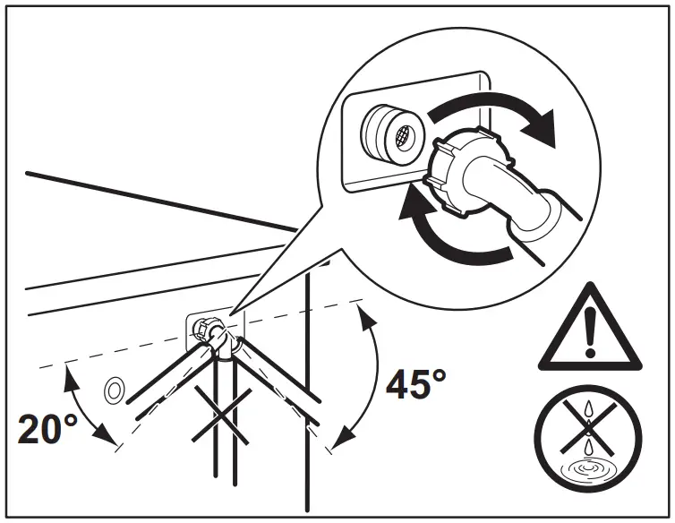 AEG LR76CUC16 Washing Machine - position