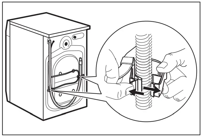 AEG LR76CUC16 Washing Machine - power supply cable