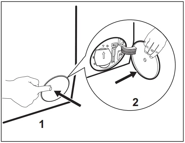 AEG LR76CUC16 Washing Machine - pump cover