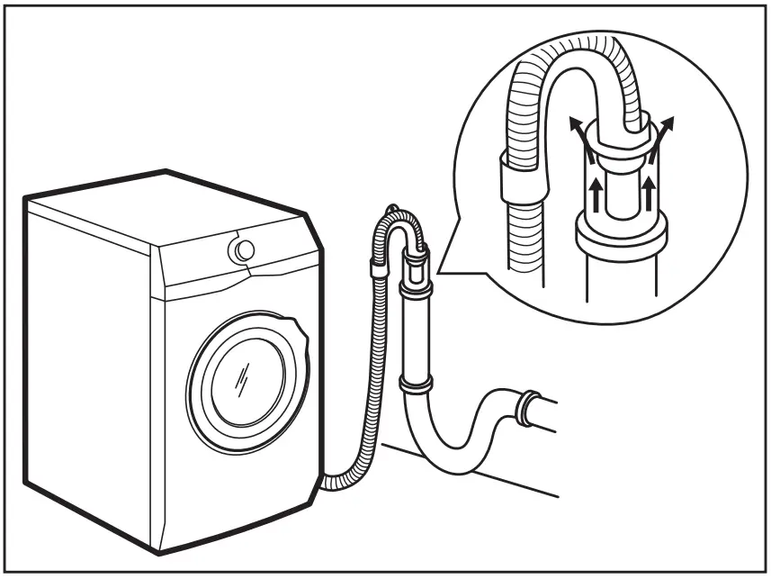 AEG LR76CUC16 Washing Machine - stand pipe