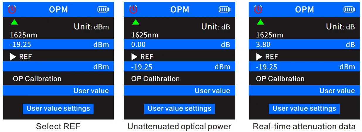Atel Electronics NF-8508 Optical Wire Meter Tracer - Screen displays 15