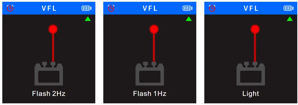 Atel Electronics NF-8508 Optical Wire Meter Tracer - Screen displays 16