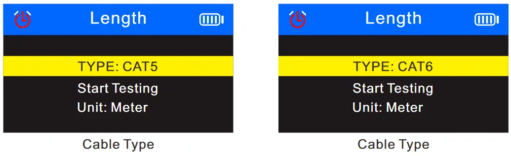 Atel Electronics NF-8508 Optical Wire Meter Tracer - Screen displays 2