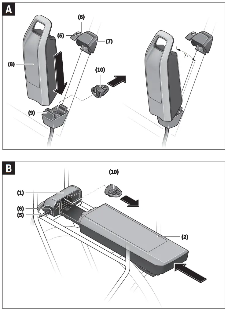 BOSCH PowerPack PowerTube Series E Bike Battery - fig2