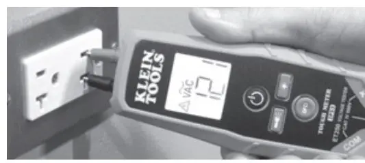 KLEIN-TOOLS-ET250-Digital-AC-DC-Voltage-and-Continuity-Tester-fig-9