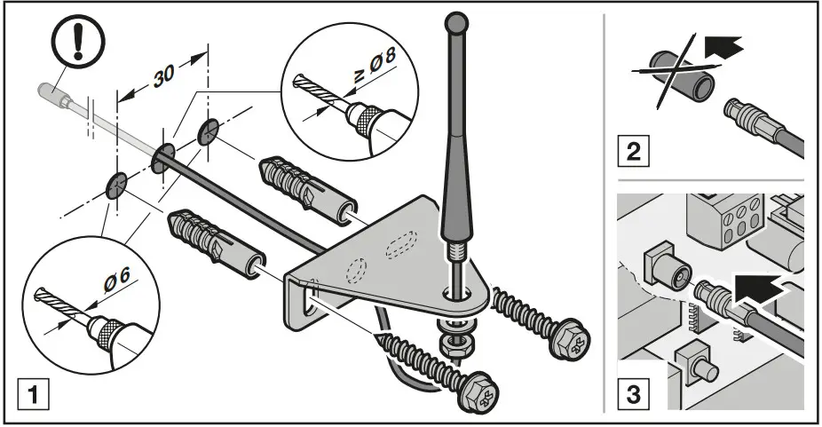 HOERMANN HET E2 SL Receiver - Fitting 2