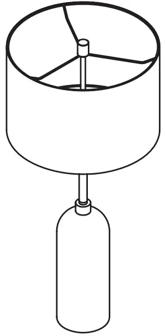 Meyer Cross TL1729 Ramona 22 Inch Tall Ceramic Table Lamp -