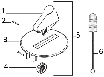 SERVER 07973 Ketchup Pump, Container A5