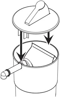SERVER 07973 Ketchup Pump, Container C3