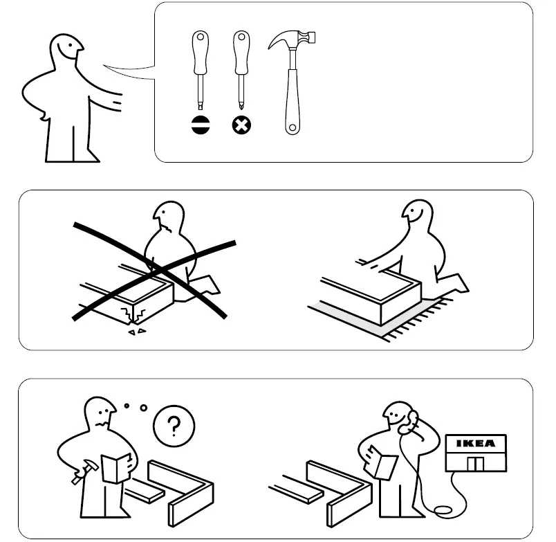 IKEA KULLEN 35x49cm Chest of 2 Drawers 1