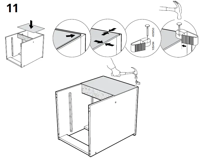 IKEA KULLEN 35x49cm Chest of 2 Drawers 11