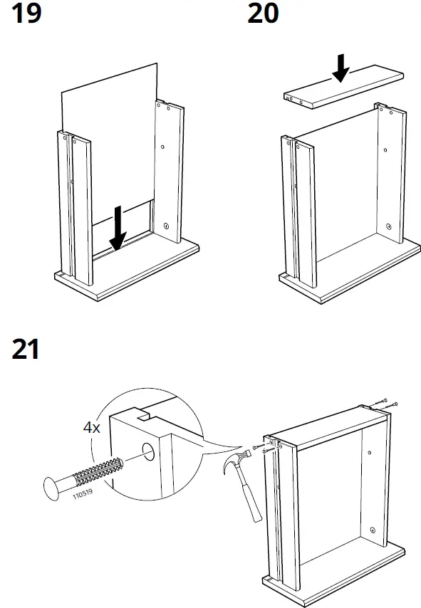 IKEA KULLEN 35x49cm Chest of 2 Drawers 19
