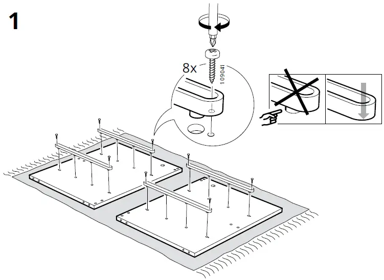 IKEA KULLEN 35x49cm Chest of 2 Drawers 3