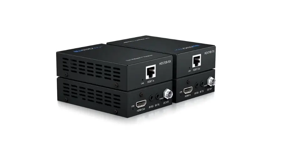 Blustream Hex70b-kit Hdbaset Extender Set User Manual