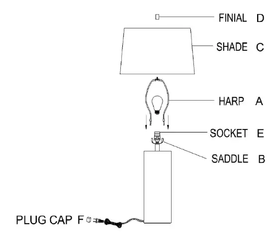 ETHAN-ALLEN 09-7220B-Lattice-Glass-Table-Lamp-FIG-1