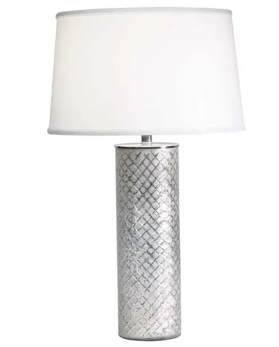 ETHAN-ALLEN 09-7220B-Lattice-Glass-Table-Lamp-PRODUCT