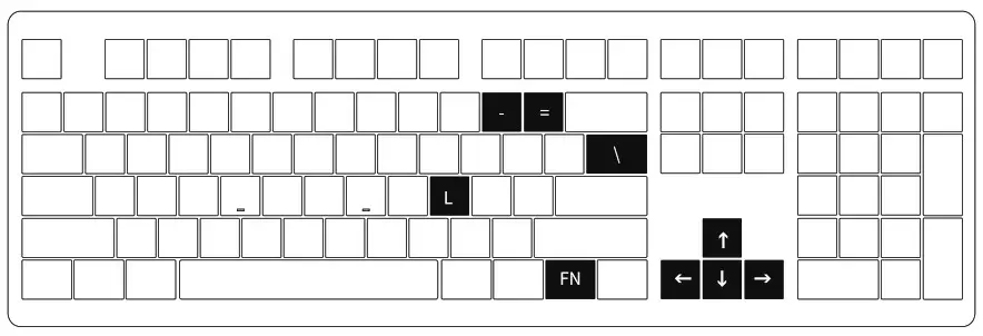 MONSGEEK M5 QMK Barebone Keyboard - hot keys 4